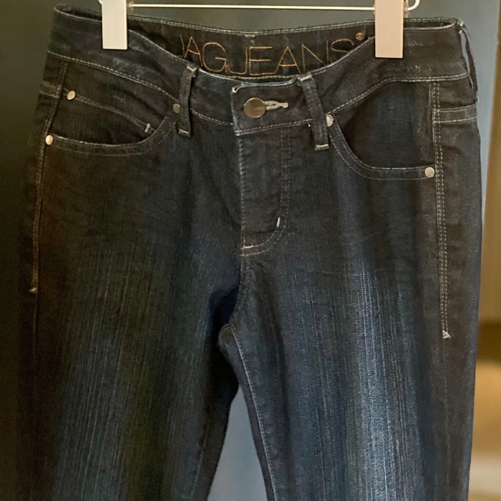 Jag Jeans Mid-Rise Dark Rinse Skinny Jeans, Slimming Waist, New